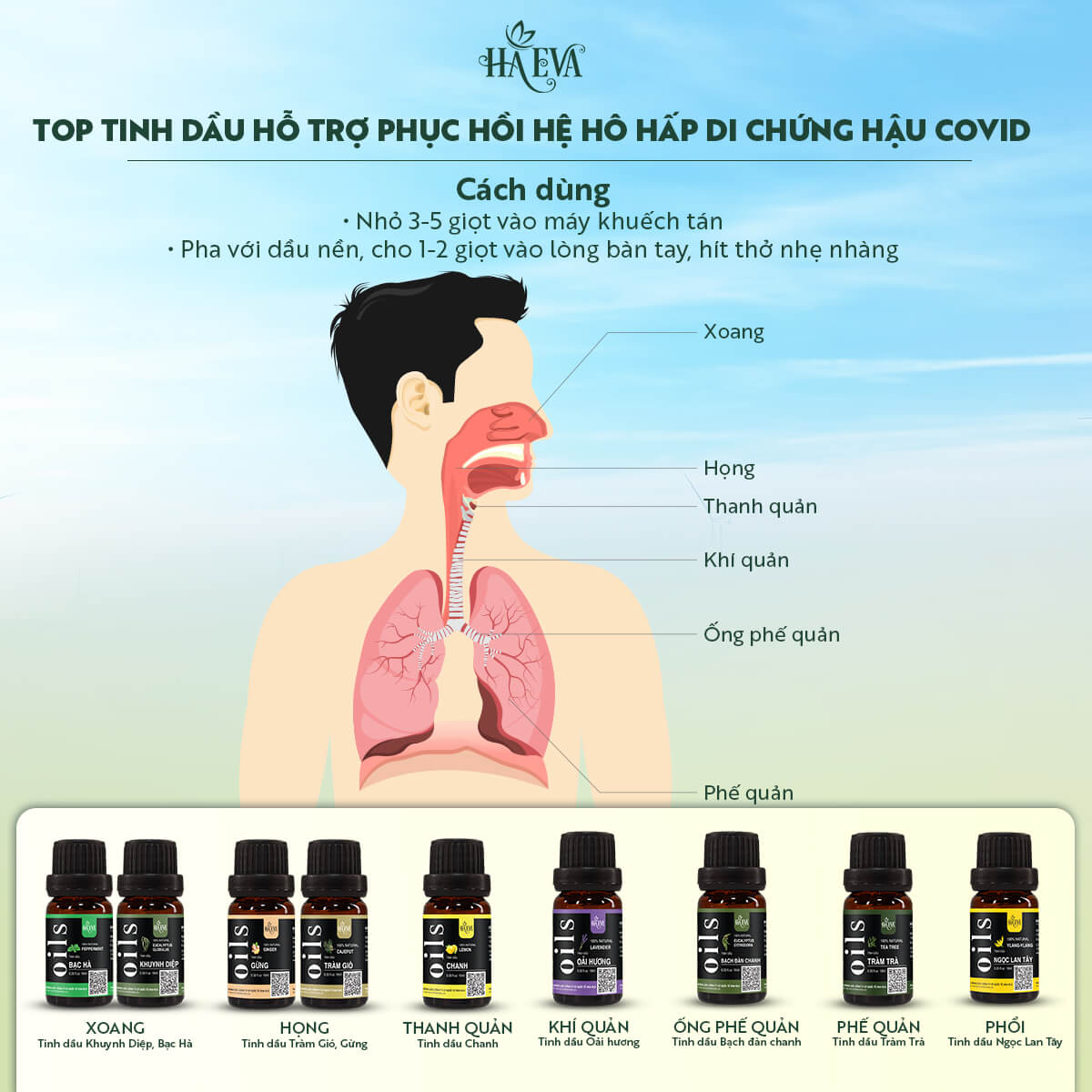 ĐIỀU TRỊ DI CHỨNG HẬU COVID VỚI TINH DẦU THIÊN NHIÊN